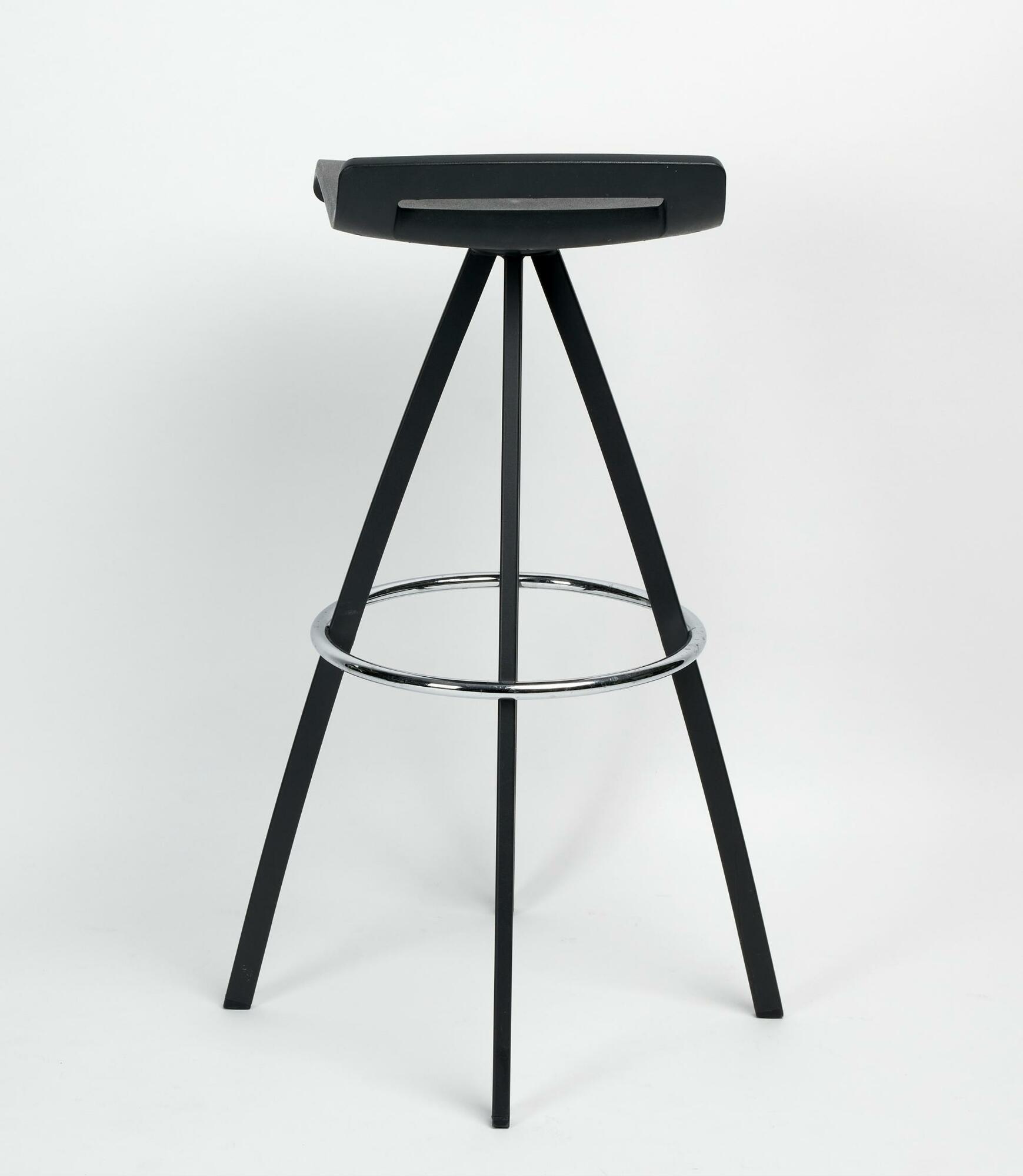 Drehbarer Barhocker Schwarz 2