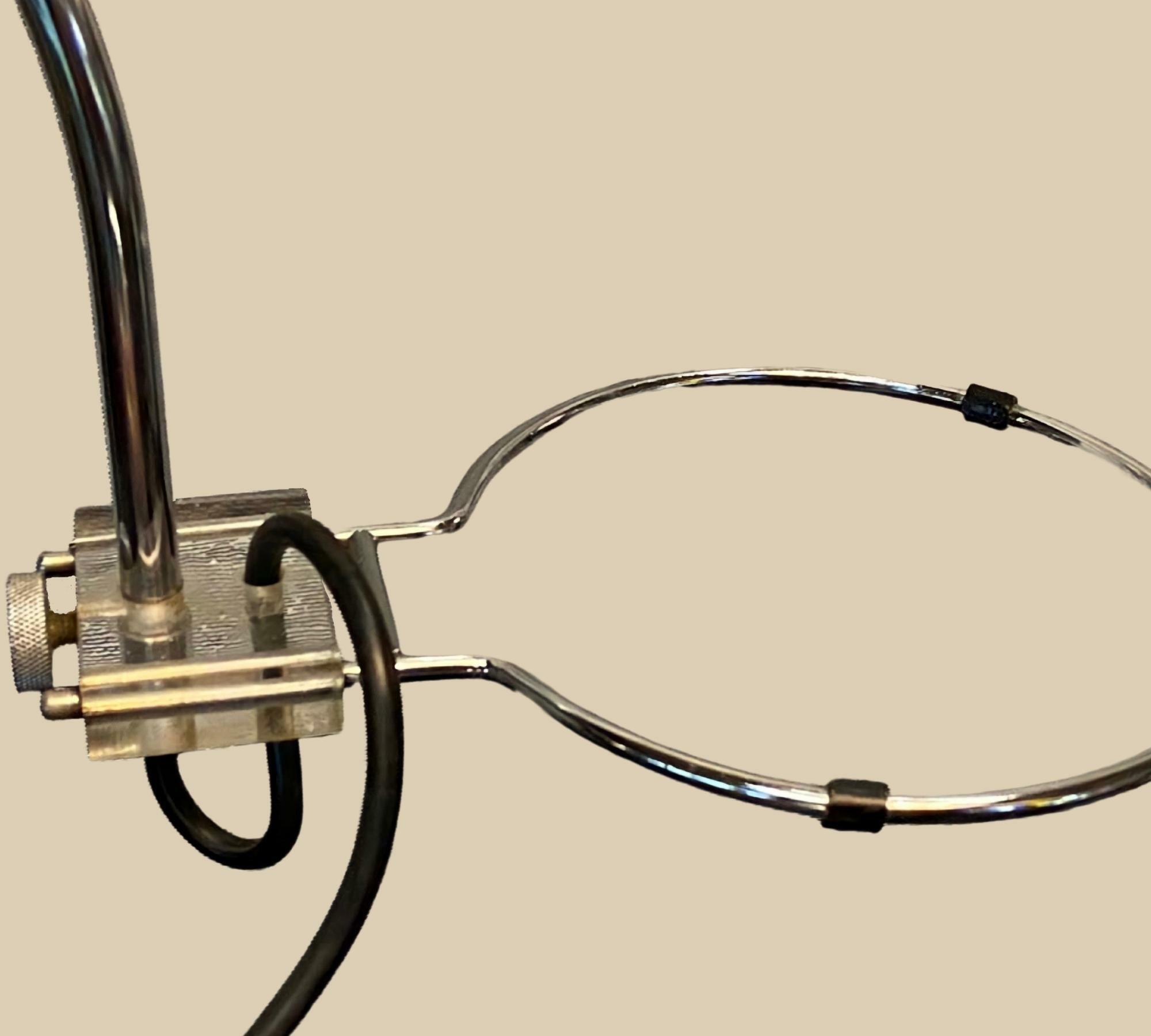 60er Jahre verchromte Eyeball-Wandleuchte aus Amsterdam 5