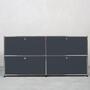 USM Haller Sideboard 2x2 Fächer Anthrazitgrau 0