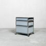 USM Haller Rollcontainer in Mattsilber 3