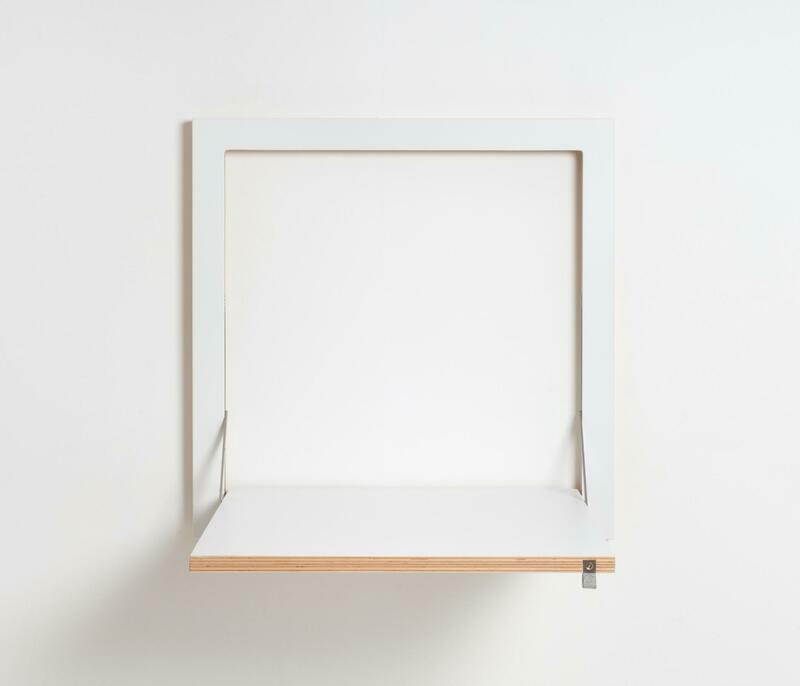 Fläpps Küchentisch Holz Weiß 60 x 60 cm 3