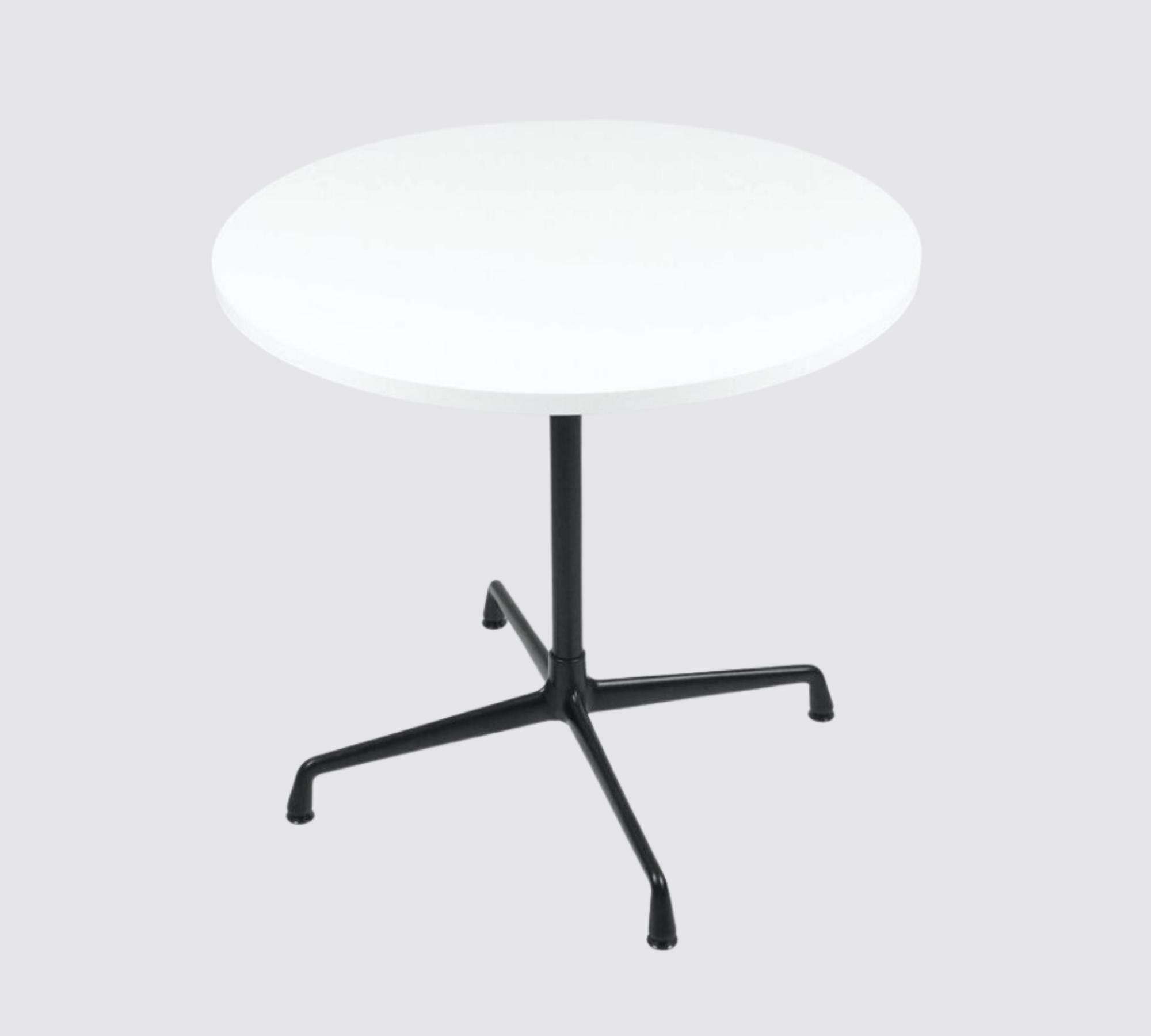 Eames Contract Table Weiß Rund 1