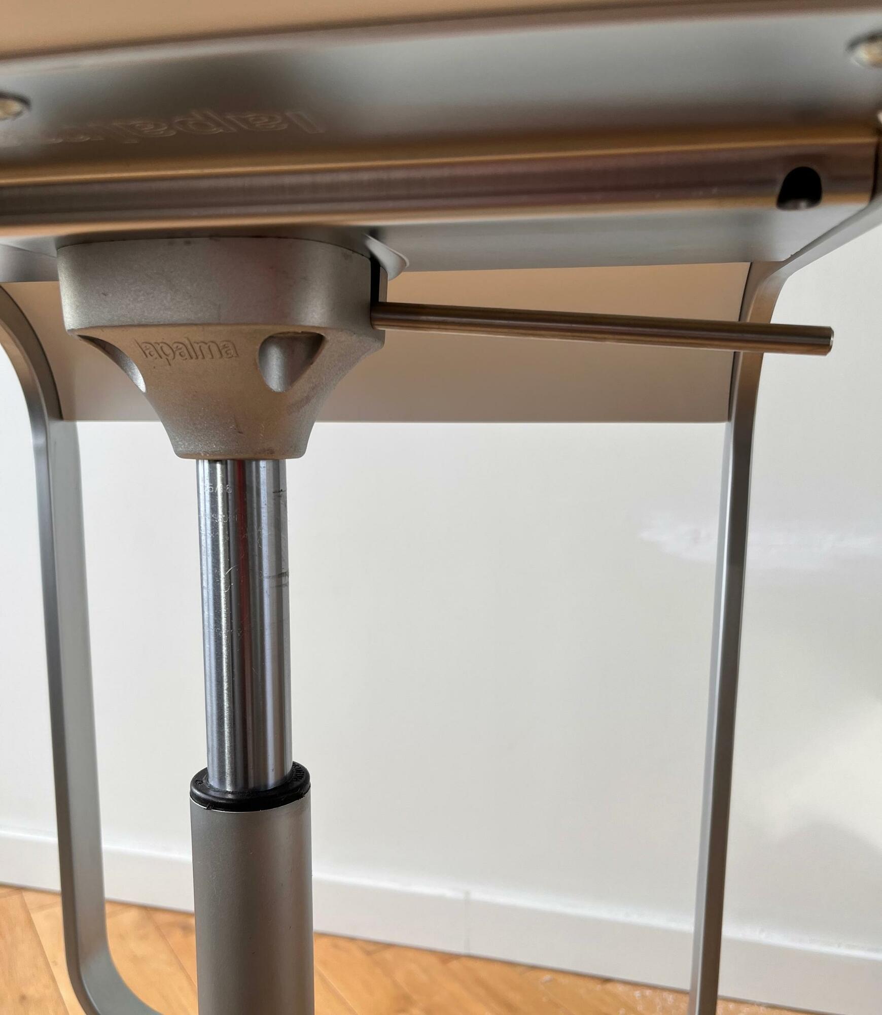 Barhocker LEM mit hohem Gestell Weiß 7