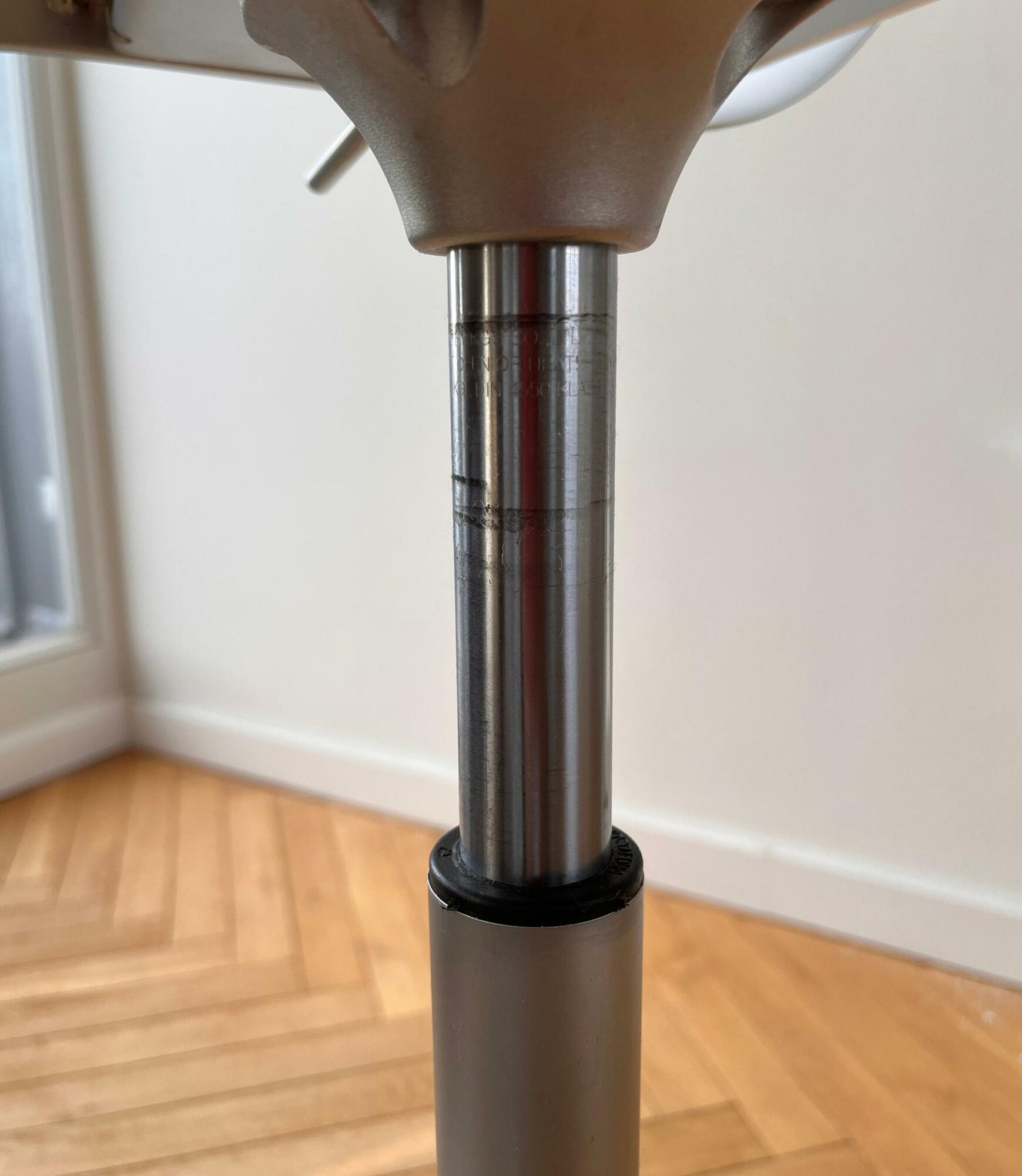 Barhocker LEM mit hohem Gestell Weiß 8