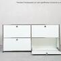 USM Haller Sideboard 2x2 Fächer Stahlblau 1