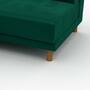 Tyme 2-Sitzer Ecksofa Récamiere Links Samt Waldgrün 4