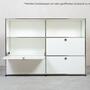 USM Haller Highboard 2x3 Fächer oben offen Reinweiß 1
