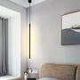 Minimalistische LED Hängeleuchte HYPNOS Small Schwarz 0