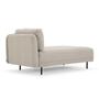 Set Ellis Sofa mit Récamiere + Hocker Beige 2
