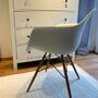 Eames Plastic Armchair DAW Ahornbeine Weiß 2