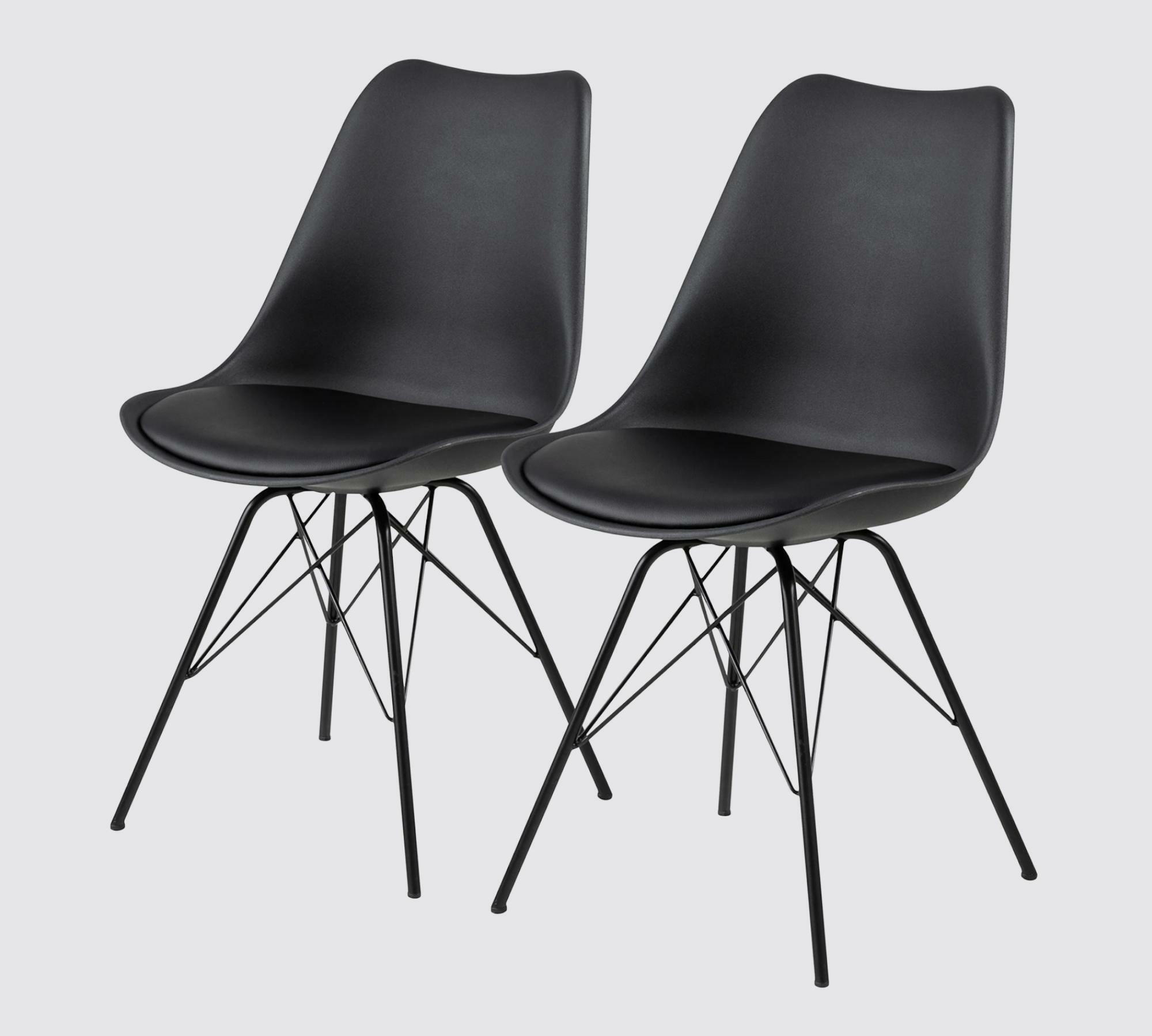 2x Esszimmerstühle Schwarz 0