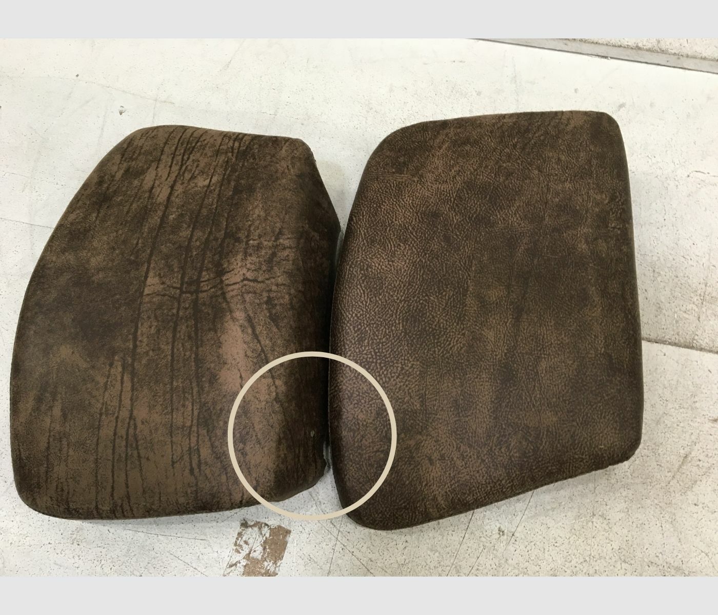 Armchair made of microfiber and steel Brown 8