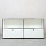 USM Haller Sideboard 2x2 Fächer oben offen Reinweiß 0