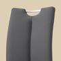2x Freischwinger aus Leder Grau 2