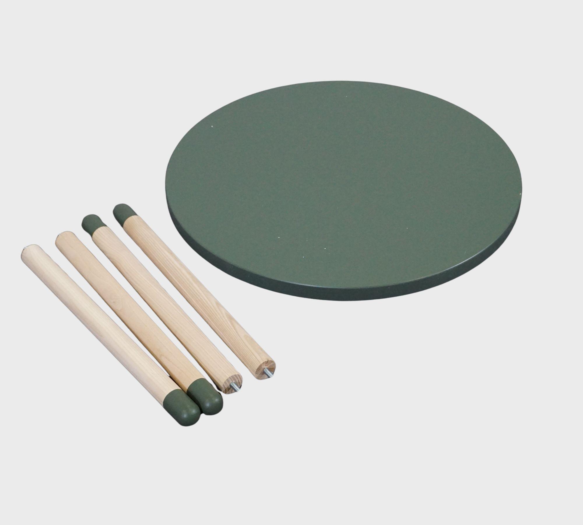 Dots Kindertisch Eschenholz Grün 3