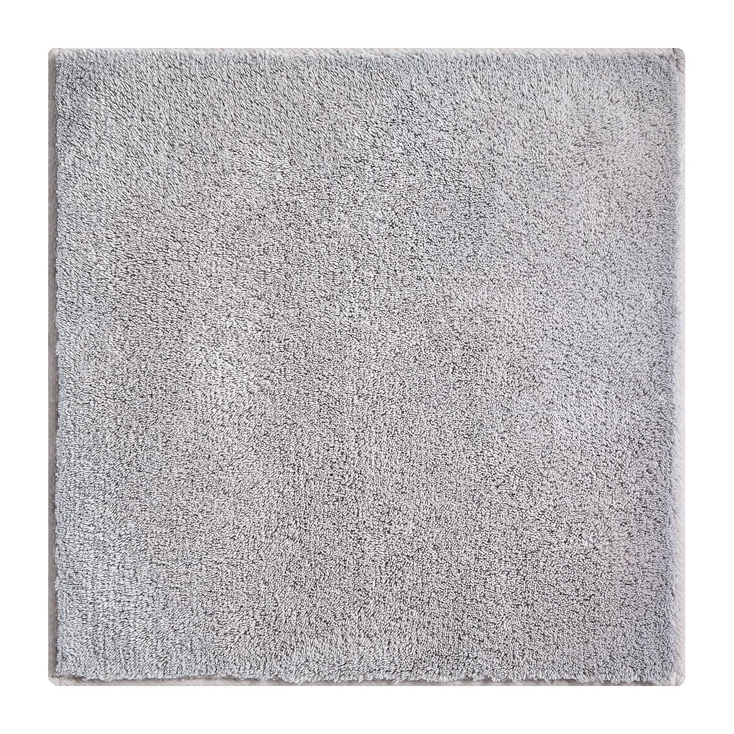 Badematte Marla Hellgrau 60 x 60 cm 0