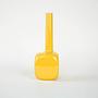 Ceramic vase Yellow 1970s 2