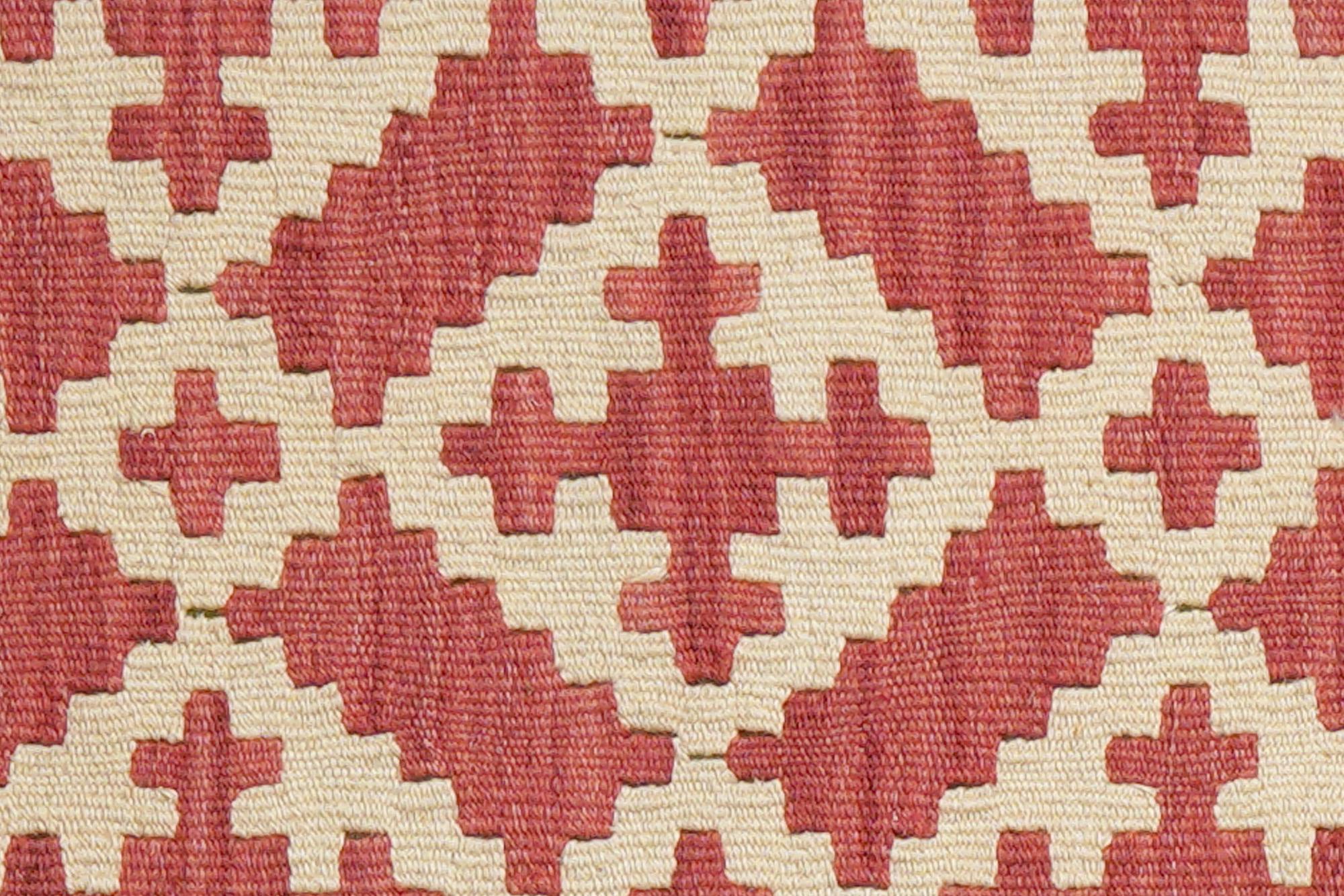 Kelim Gashgai Carpet Wool Red 3