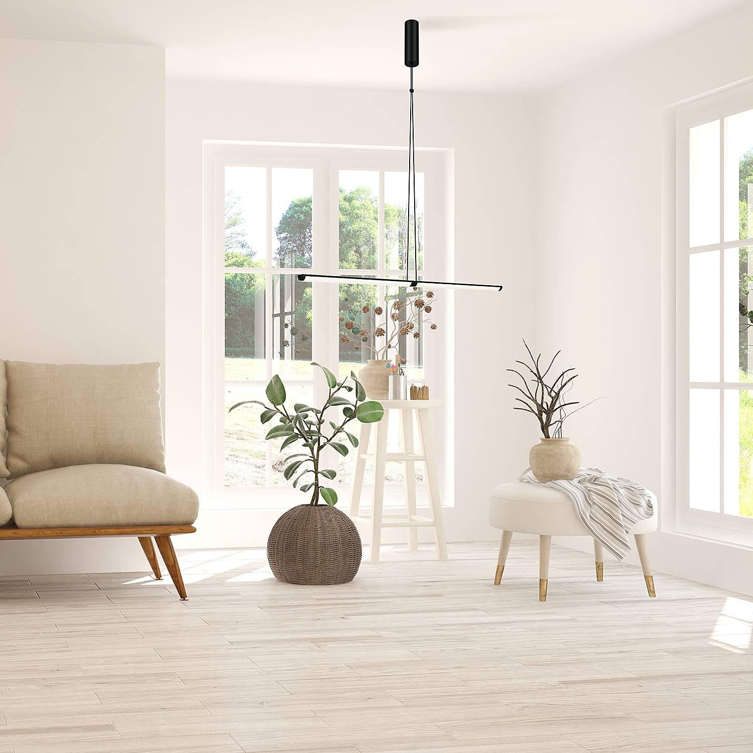 1-Flammig Supersymmetry LED-Pendelleuchte Glas Aluminium 2