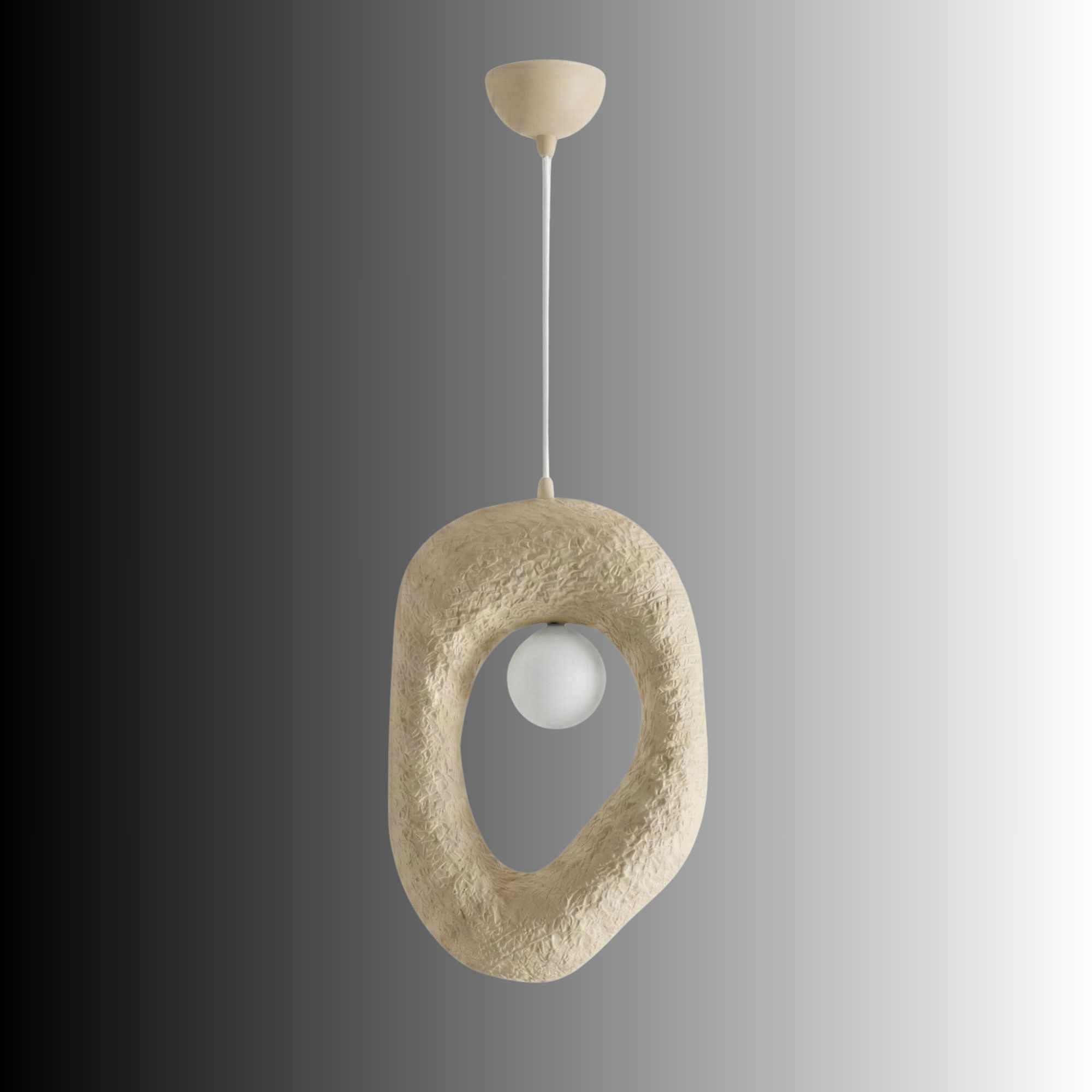 Zoga-1001-Nua Lampada a sospensione Crema 5