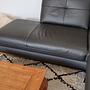 Assea Ecksofa Leder Anthrazit 3