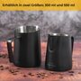Milchkännchen Edelstahl Schwarz 350 ml 3