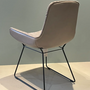 Leya Armchair Low Chair Textile Leather Sahara Stone 2