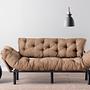 Nitta Triple Sofa Bed 3-seater Light Brown 2
