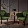 Armchair Stairville Microfiber Valeria Winter Moss 3