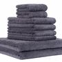 8-tlg. Handtuch-Set aus Baumwolle Grau Öko-Tex Standard 100 0