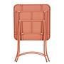 Folding table URBAN ONE steel orange red 2