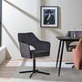 Armchair Yellville TypeA Swivel Microfiber Anthracite 2