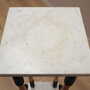 Vintage Plant Stand Wood Stone Multicolored 1970s 7