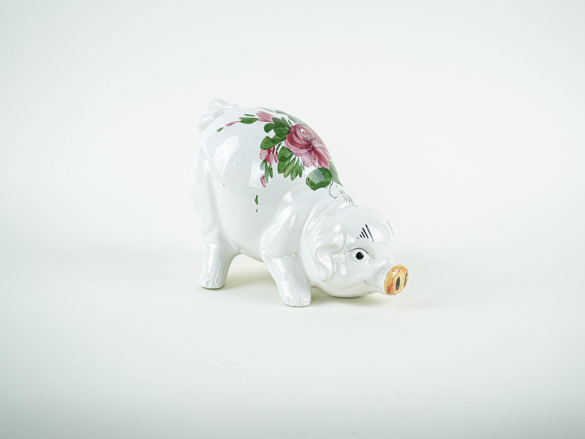 Ceramic piggy bank 1970s 2