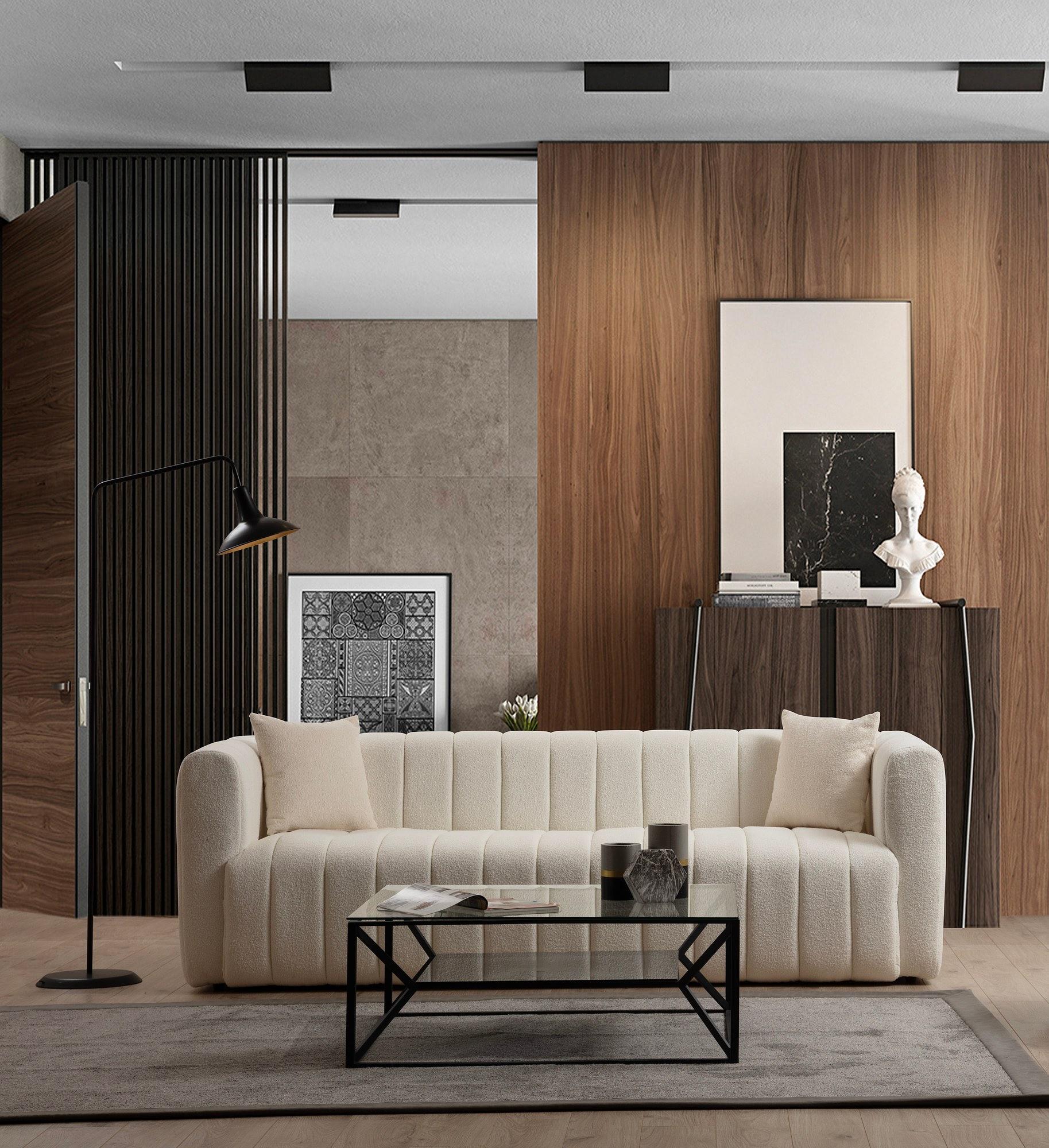 Royal 3-Sitzer Sofa Creme 1