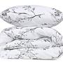 Single Bed & Pillowcase Set Cotton White 2