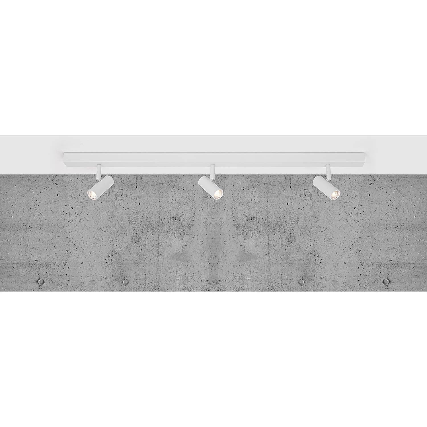 LED-Deckenleuchte Omari Stahl Weiß 2