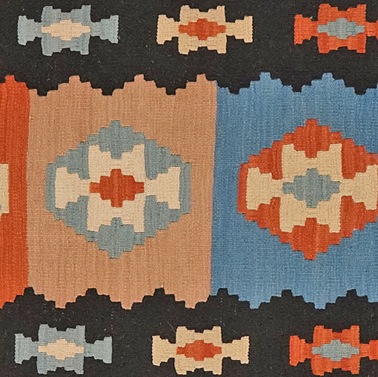 Kilim Gashgai Teppich Mehrfarbig 2