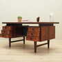 Schreibtisch Rosenholz Braun 1970er Jahre 3