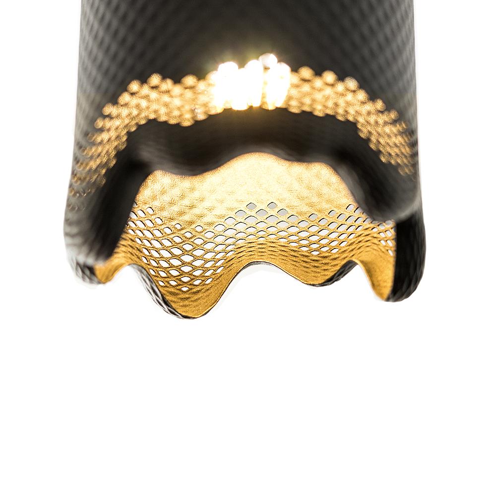 Klecks Ambient Pendant Lamp 3D Print Black Ø 13cm 4