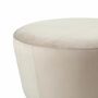Naïve Pouf Velour Beige  1