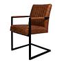 Armchair Ledaha Iron Leather Cognac 0