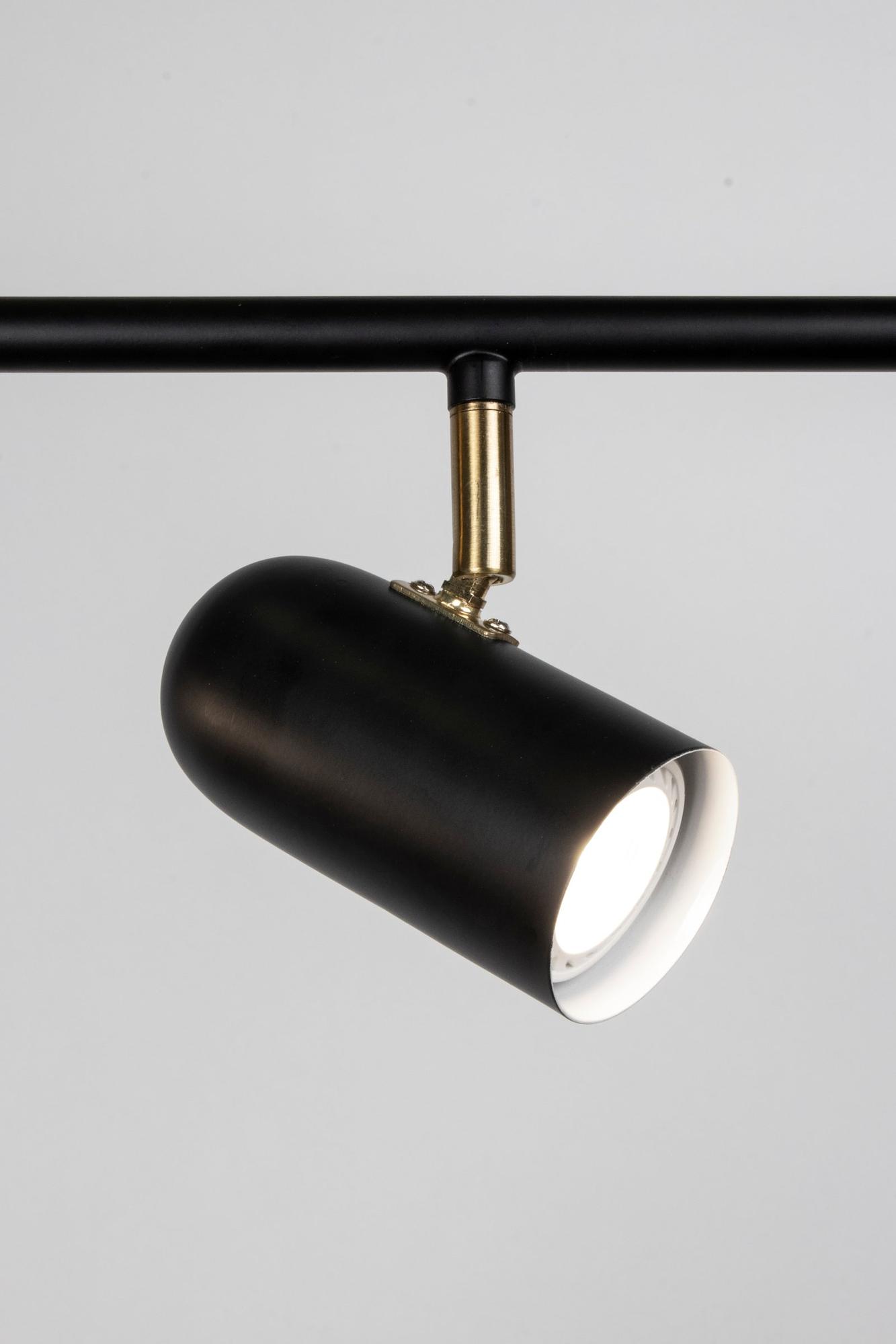 Swan Ceiling Light 3-Light Black 2