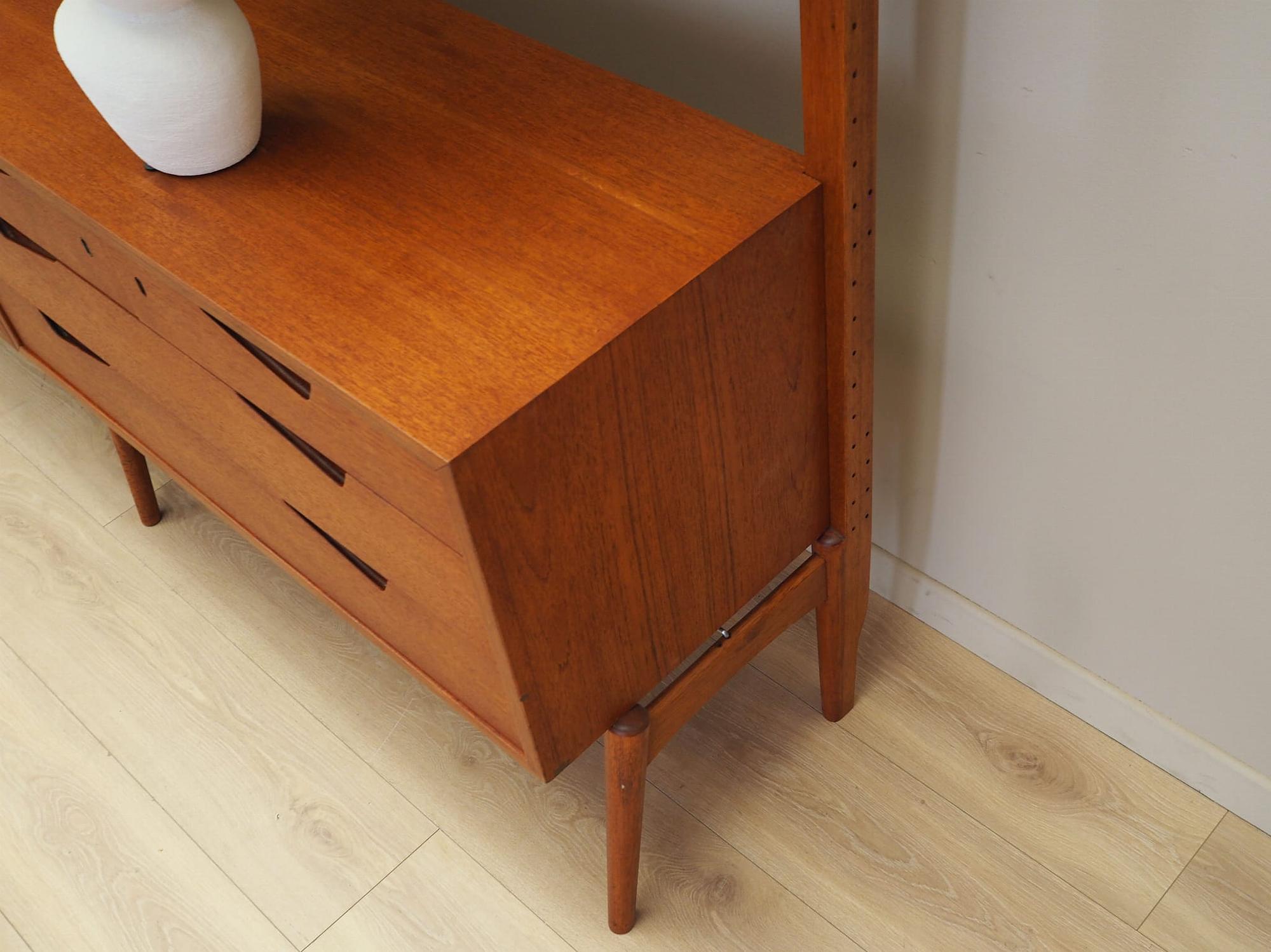 Wall shelf Teak wood 1960s 7