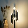 Space Age Stehlampe Metall 13