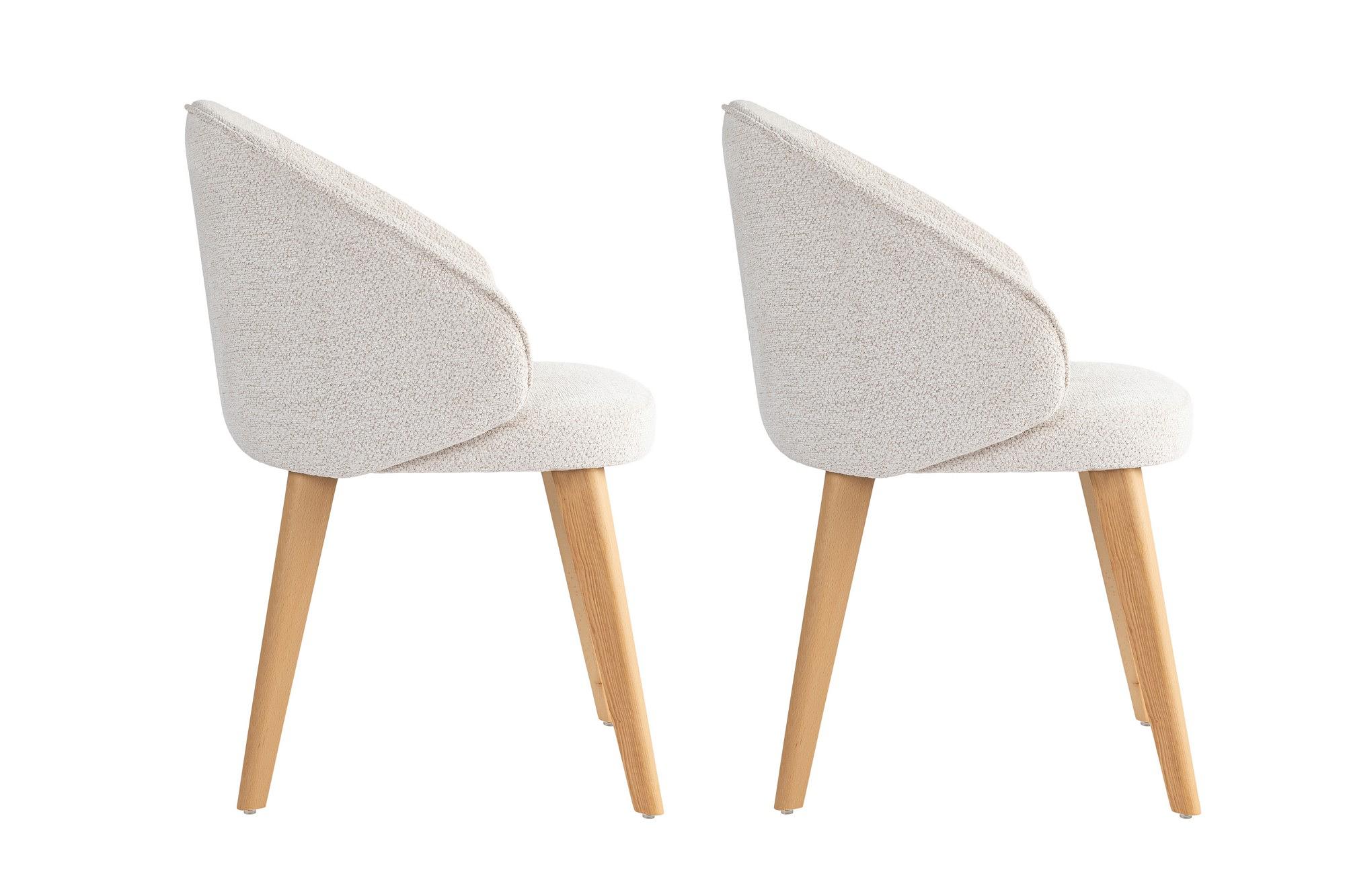 2x Bentley dining chair wood veneer White 2