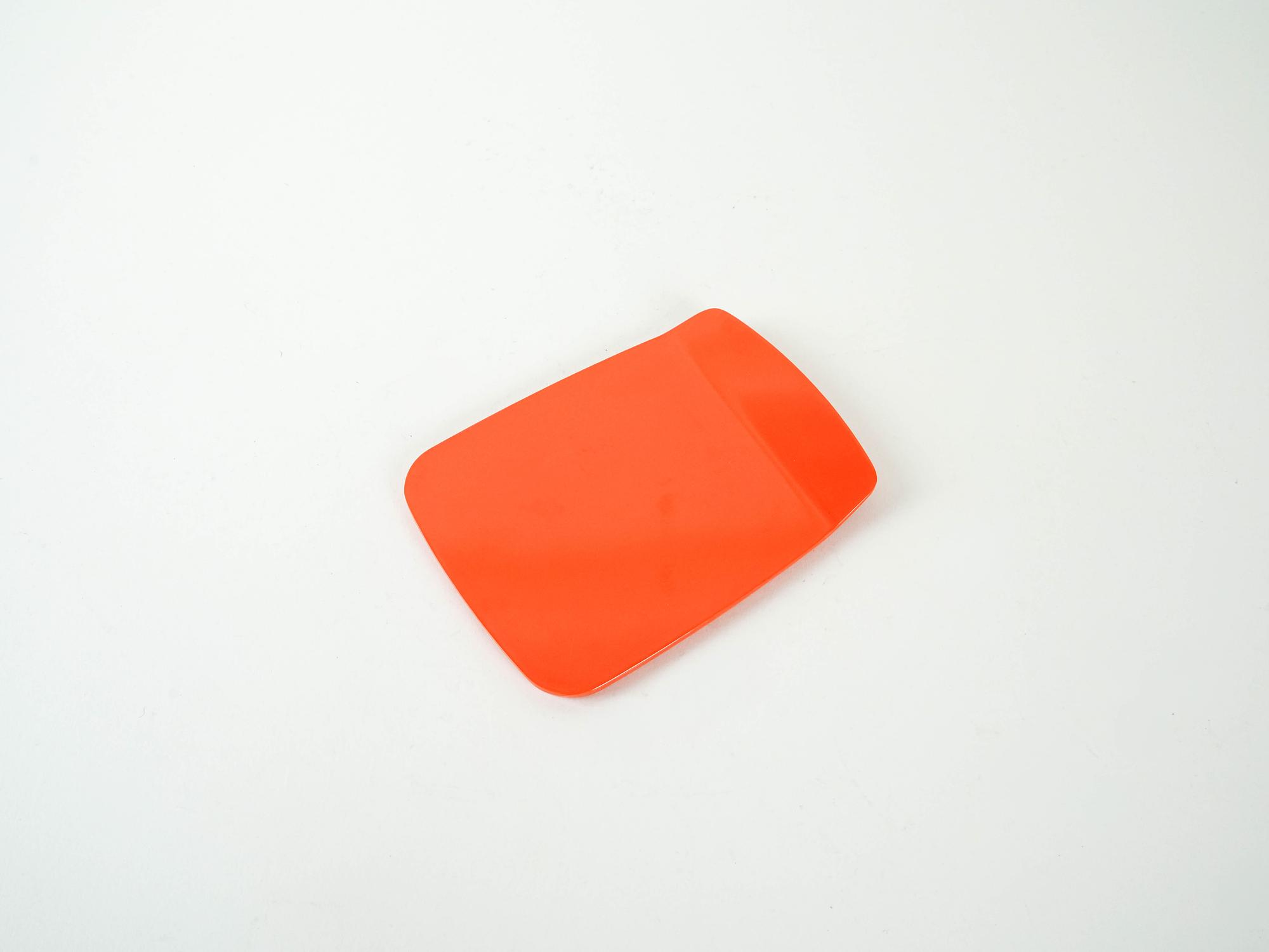Schneidebrett 1970er Jahre Orange 2