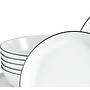 12x Chef Collection Teller & Schüssel Porzellan 3