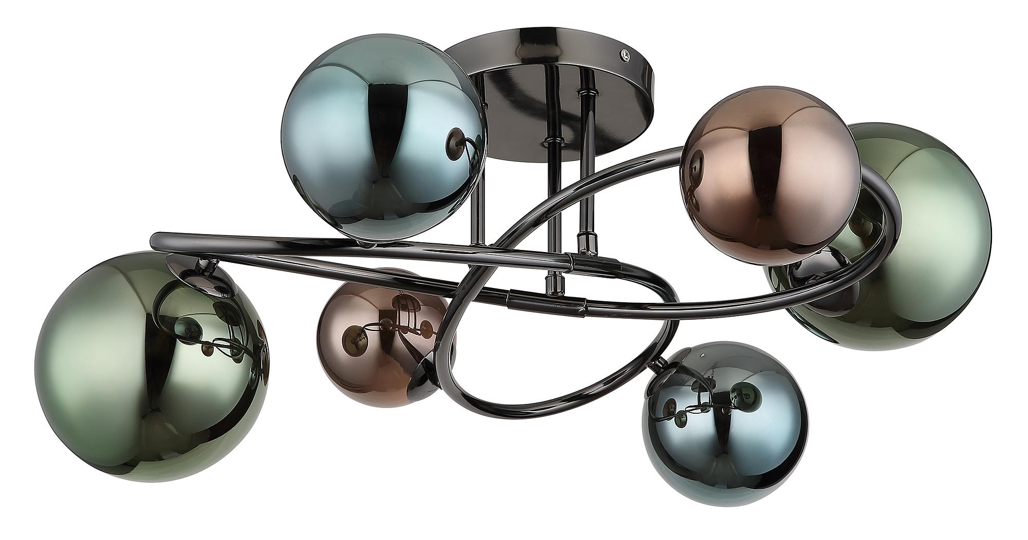 Riha Typ I LED-Deckenleuchte Farbglas Eisen Mehrfarbig 4