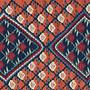 Kilim Senneh Teppich Braun 3